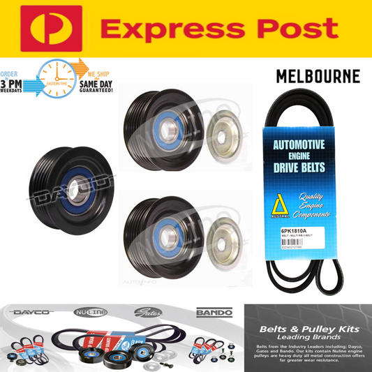 Belt & Pulley Kit for Hyundai i30 FD 4Cyl. Turbo Diesel 1.6L 2008-2012