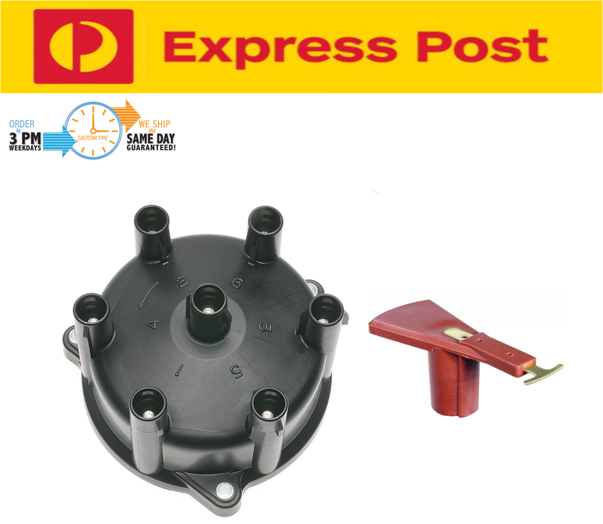 Toyota LandCruiser FZJ75 FZJ80 1FZ F 4.5L P Ignition Distributor Cap Rotor 92-99