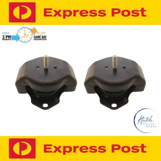 2x LH RH FRONT ENGINE MOUNTS FOR MITSUBISHI PAJERO NS NT NW 6G75 3.8L V6