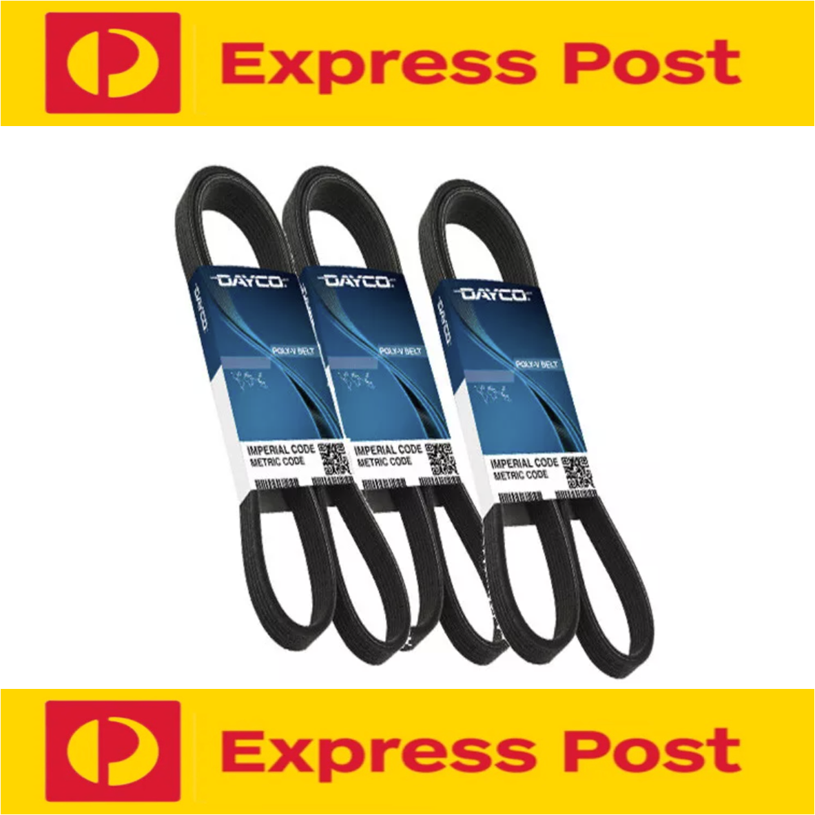 DAYCO FAN DRIVE BELT V BELT SET NISSAN PATROL GQ TB42S CARBY Petrol 4.2L 88-95