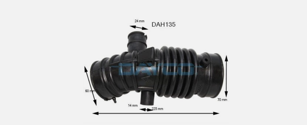 Dayco Air Intake Hose for Nissan Pulsar N16 1.8L Petrol QG18DE 2000-2006