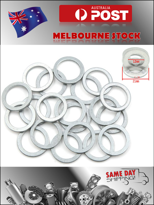 TOYOTA SUMP PLUG WASHER x 10 NEW GENUINE STYLE SUITS LANDCRUISER,PRADO,HILUX RAV