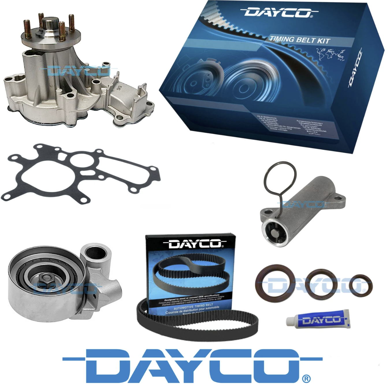 TIMING BELT KIT & WATER PUMP for Hilux 3.0L Turbo Diesel KUN16R KUN26R 1KD-FTV