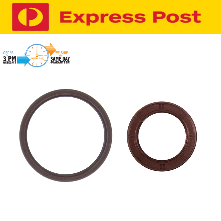 Crankshaft Front & Rear Main Seal for Toyota LandCruiser Prado Hilux 4.0L 1GR-FE