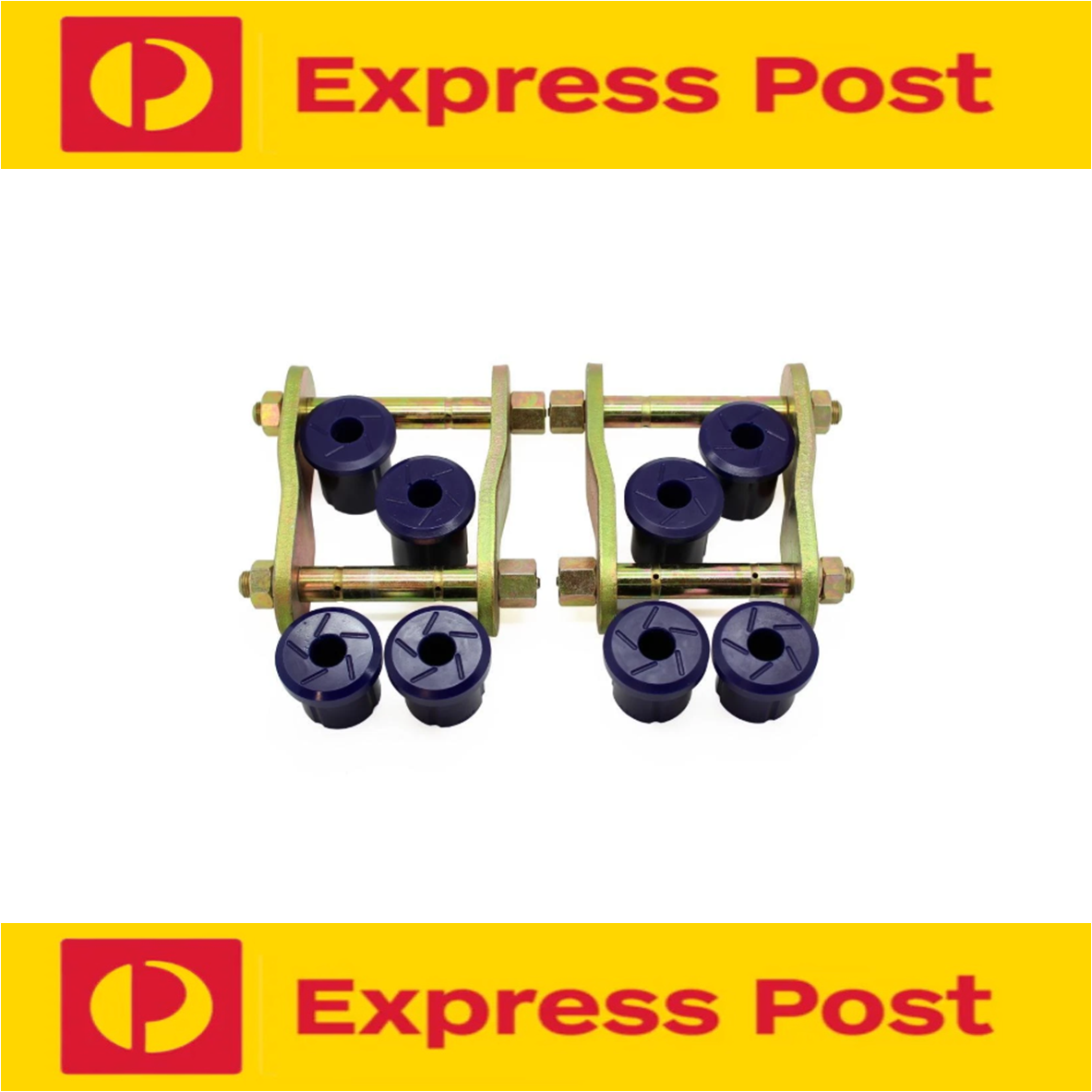 SUPERPRO REAR GREASEABLE SHACKLE & BUSH KIT FOR LANDCRUISER VDJ78 VDJ79 07-ON