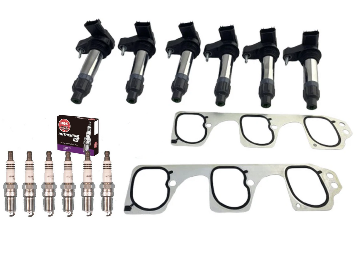 Ignition Coils RUTHENIUM NGK Spark Plugs Holden Commodore VE VF VZ 3.0L 3.6L V6