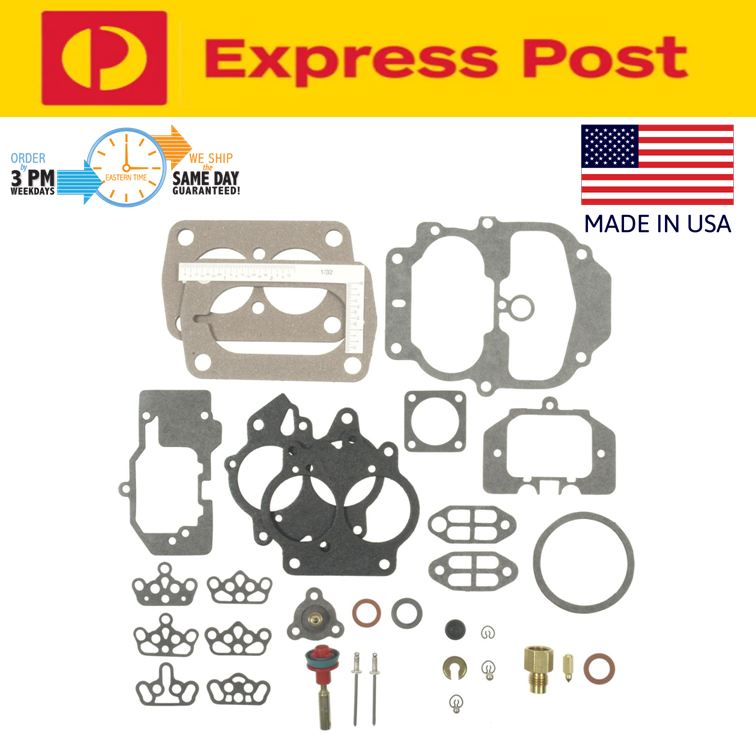 Carburetor Rebuild Kit for Chrysler Valiant 6 Cyl & V8 Carter 2BBL HIGH TOP