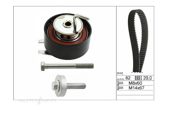 Injection Pump Belt Kit for Ford Territory SZ 2.7L Diesel 276DT 11-16