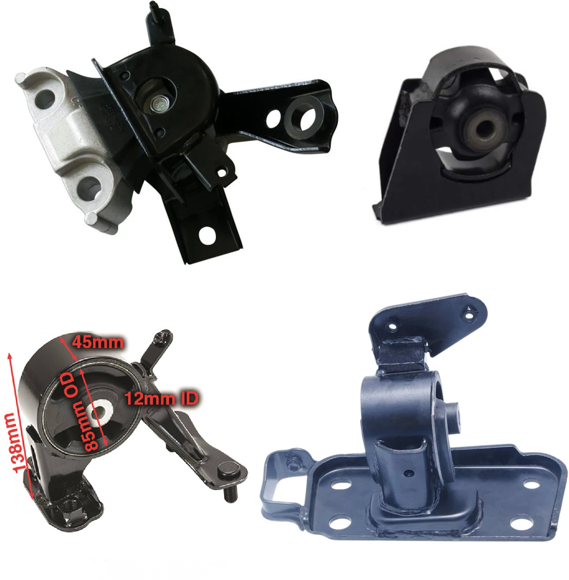 Full Engine Mount Kit for Toyota Rav 4 ACA38 2.4L 2AZFE 10-13 Auto Transmission