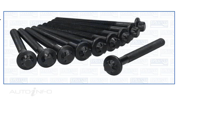 Cylinder Head Bolt Set for Renault Trafic 2.0L Diesel M9R 07-15