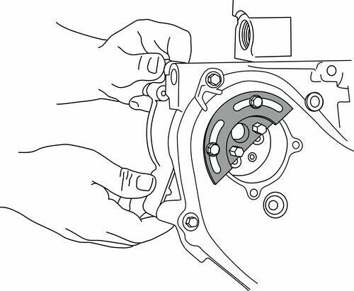 Lisle 13800 Water Pump Sprocket Holder Tool for GM Ecotec Engine