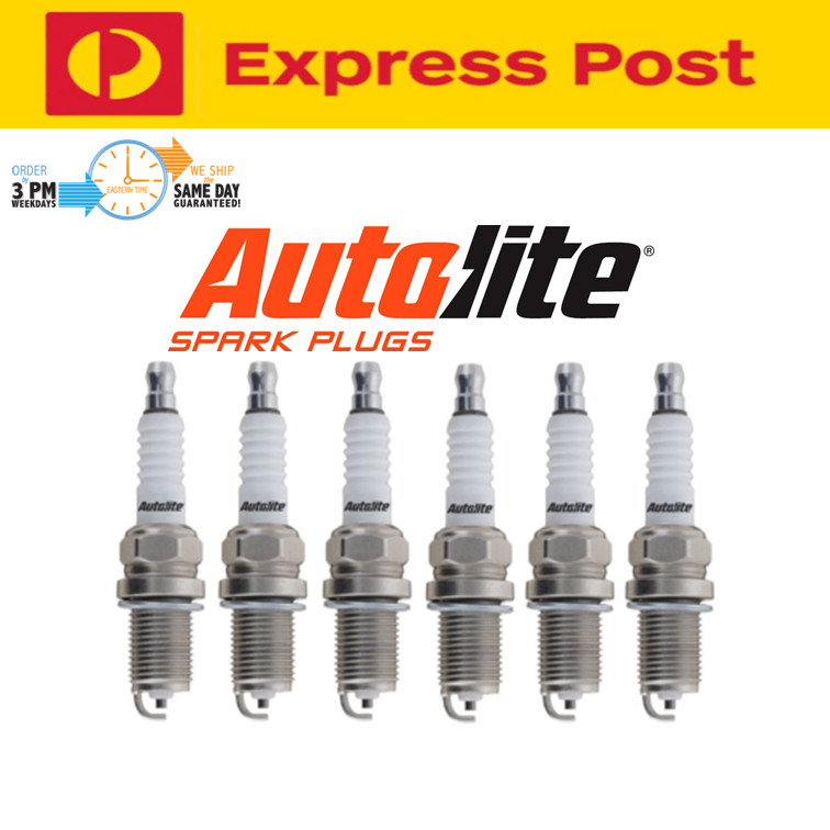 AutoLite Double Platinum Spark Plug Set Kit for Jaguar S-Type X200 AJ30 V6 3.0L