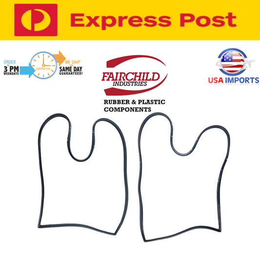 US IMPORT Door Rubber Seal Weather Strip Set LH & RH Mazda RX7: 1979-1985