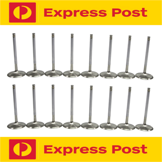 16 X STD INTAKE & EXHAUST VALVE FOR HOLDEN COMMODORE VB VC 253 308 4.1L 5.0L V8