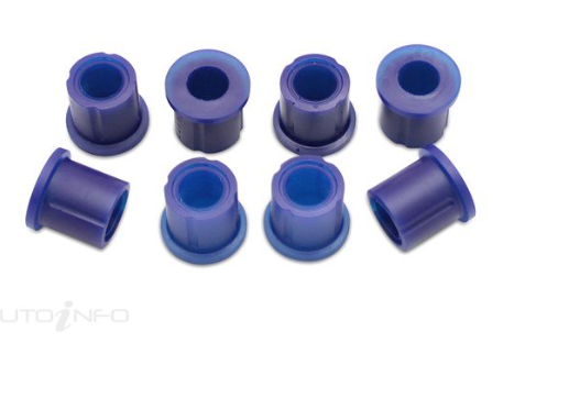 SUPERPRO Leaf Spring Rear, Eye & Shackle Bush Kit for Holden Rodeo TF TFR17 2.6