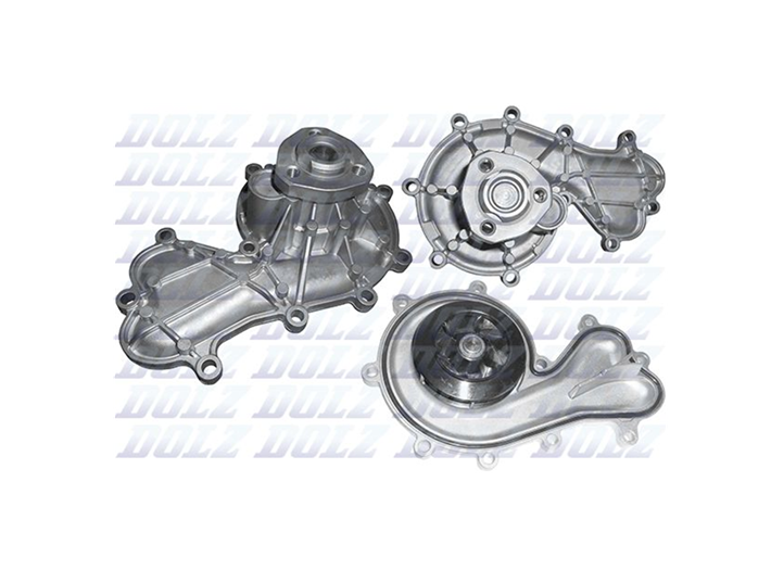 DOLZ Water Pump for Audi A8 D4 3.0L TDI CDTA CTBA CTBB 2010-2018 (6-Blade)