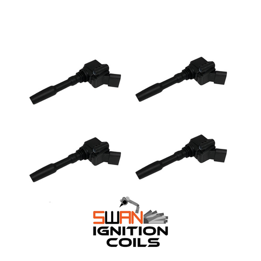 Set of 4 Swan Ignition Coil for Volkswagen VW Golf MK7 GTI 10/13-08/17 CHHB