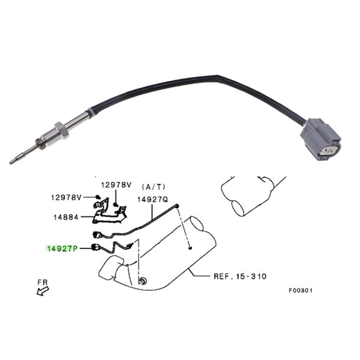 Exhaust Gas Temperature DPF Sensor for Mitsubishi Pajero 4M41 3.2L Diesel PRE DPF NT NW NX NS
