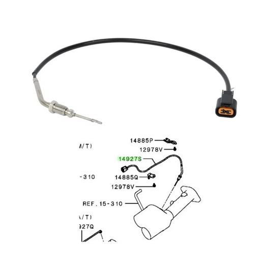 Exhaust Gas Temperature DPF Sensor for Mitsubishi Pajero 4M41 3.2 Diesel POST DPF  NT NW NX NS