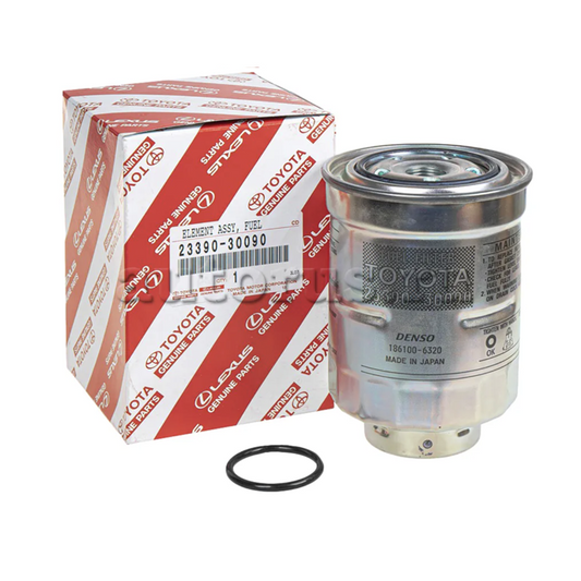 Genuine Diesel Fuel Filter for Toyota PN# 2339030090 Dyna ToyoAce KDY241 KDY231 KDY221 1KD 3.0 KDY281 KDY271 Hiace KLH28 KLH22 KLH18 KLH12 2KD 2.5 Prado 150 120 Series KDJ 1KD 3.0 KDJ155 KDJ150 KDJ125 KDJ120 Dyna KDY261 KDY251 KDY231 KDY221 1KD 3.0