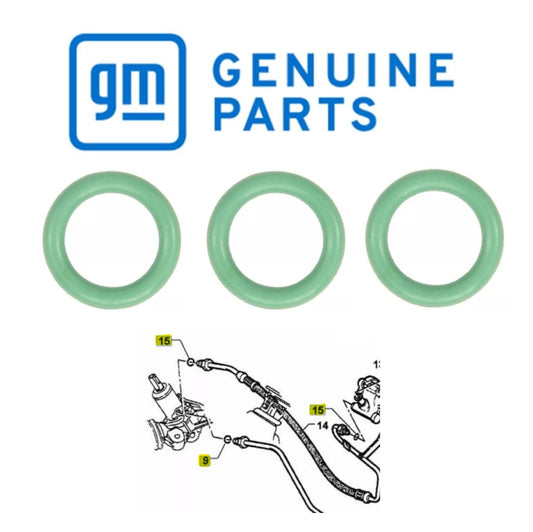 3x GM Power Steering Hose Seal ORing for Holden Commodore VN VP VR VS VT VX VY VZ