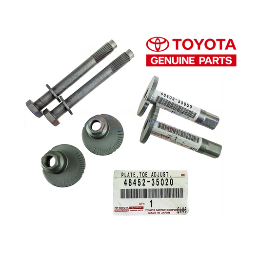 Genuine Toyota Control Arm Camber Toe Adjuster Bolt Kit for Prado 90 Series RZJ LJ LJ95 LJ90 KZJ95 90 Series VZJ KZJ KDJ KZJ90 KDJ95 KDJ90 VZJ90 RZJ95 RZJ90 VZJ95 4Runner RZN180 KZN185 VZN180 RZN185 Hilux Surf KZN185 KDN185 RZN185 RZN180