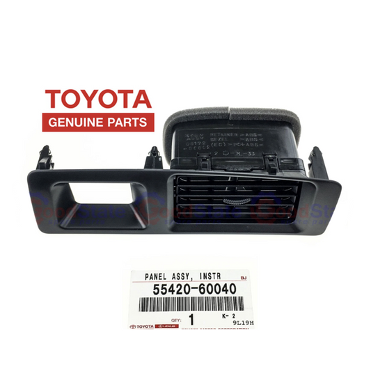 GENUINE TOYOTA Centre Dash Air Vent Grille Clock Trim LandCruiser 80 Series Build in between 01.1995 - 01.1998 FZJ80 HDJ80 HZJ80