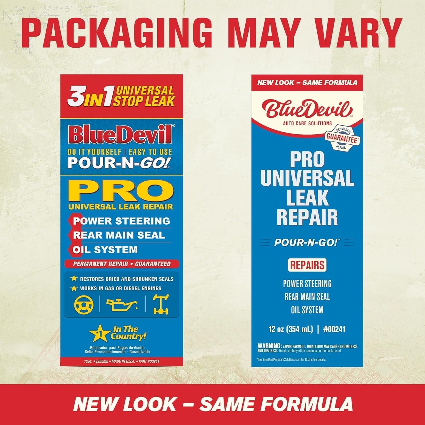 BlueDevil Blue Devil Pro Universal Leak Repair 350ml Seals in multiple systems