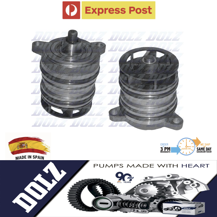 DOLZ Water Pump for 2.5L Volkswagen VW Transporter T5 2004-2010 AXD AXE BNZ BPC 