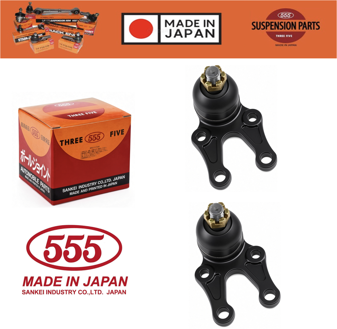 2 X FRONT LOWER BALL JOINT FOR TOYOTA HIACE TRH221R TRH223R TRH224R 2TRFE 2.7 I4