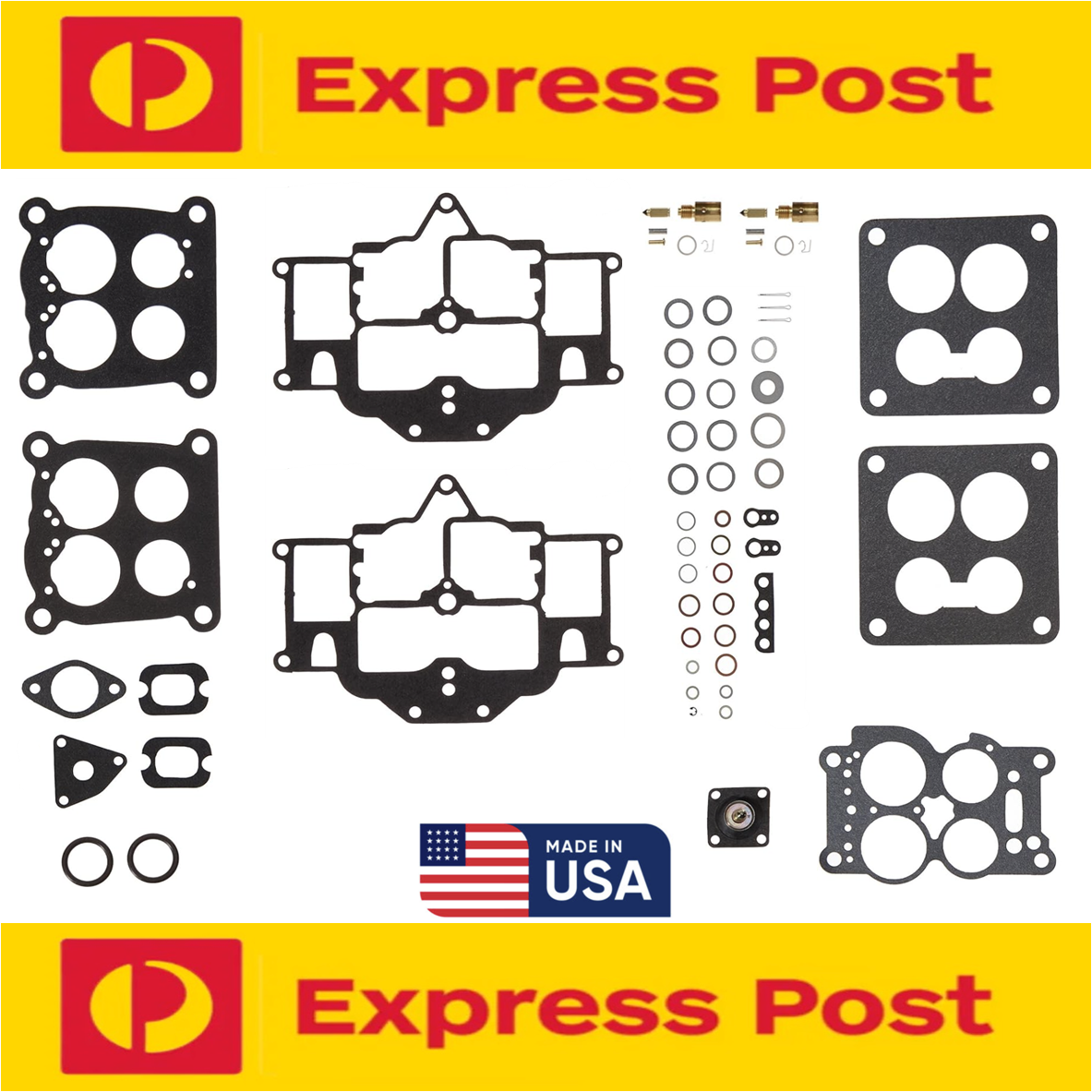 NIKKI 4 BARREL CARBURETTOR REPAIR KIT FITS MAZDA RX7 12A 1.1L SA22C 79-85 CARBY