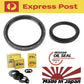 Front & Rear Crankshaft Seal for Toyota 2AZFE Avensis ACM21R Camry ACV36R ACV40R
