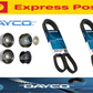 DAYCO METAL PULLEY UPGRADE KIT for HOLDEN COMMODORE  VT VX VY 3.8L SUPERCHARGED