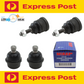 Front Upper Lower Ball Joints Kit Ford AU BA BF Falcon Fairlane Sedan Wagon Ute