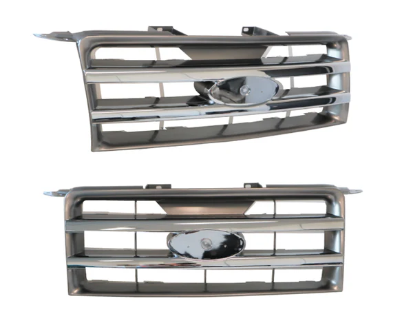 Front Grill In Chrome/Grey For Ford Ranger PJ (2006-2009)