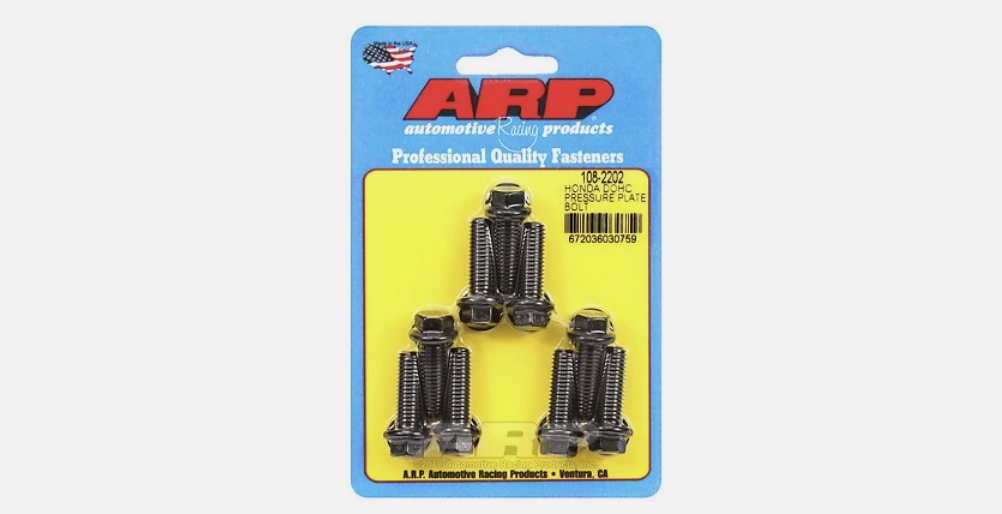 ARP Pressure Plate Bolt Kit fits Honda DOHC B-Series M8 X 1.25 9-Pack