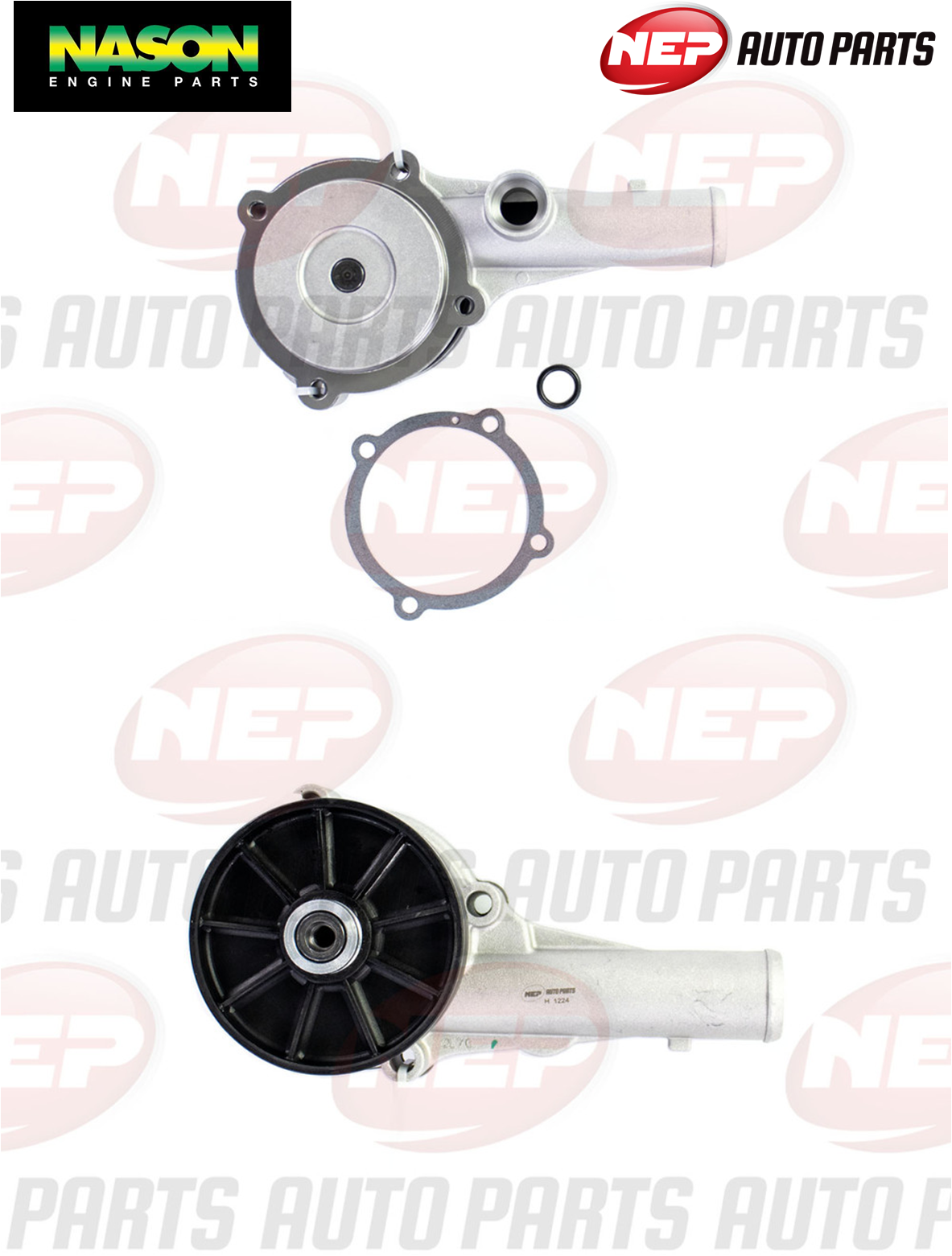 NEP WATER PUMP WITH PULLEY & GASKET FOR FORD FALCON XR6 BA BF FG 4.0L 10/2003-ON