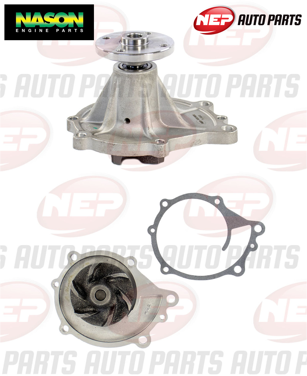 NEP WATER PUMP & GASKET FOR NISSAN Datsun L18 L16 L20B Z20 2.0L SOHC W/O A/C