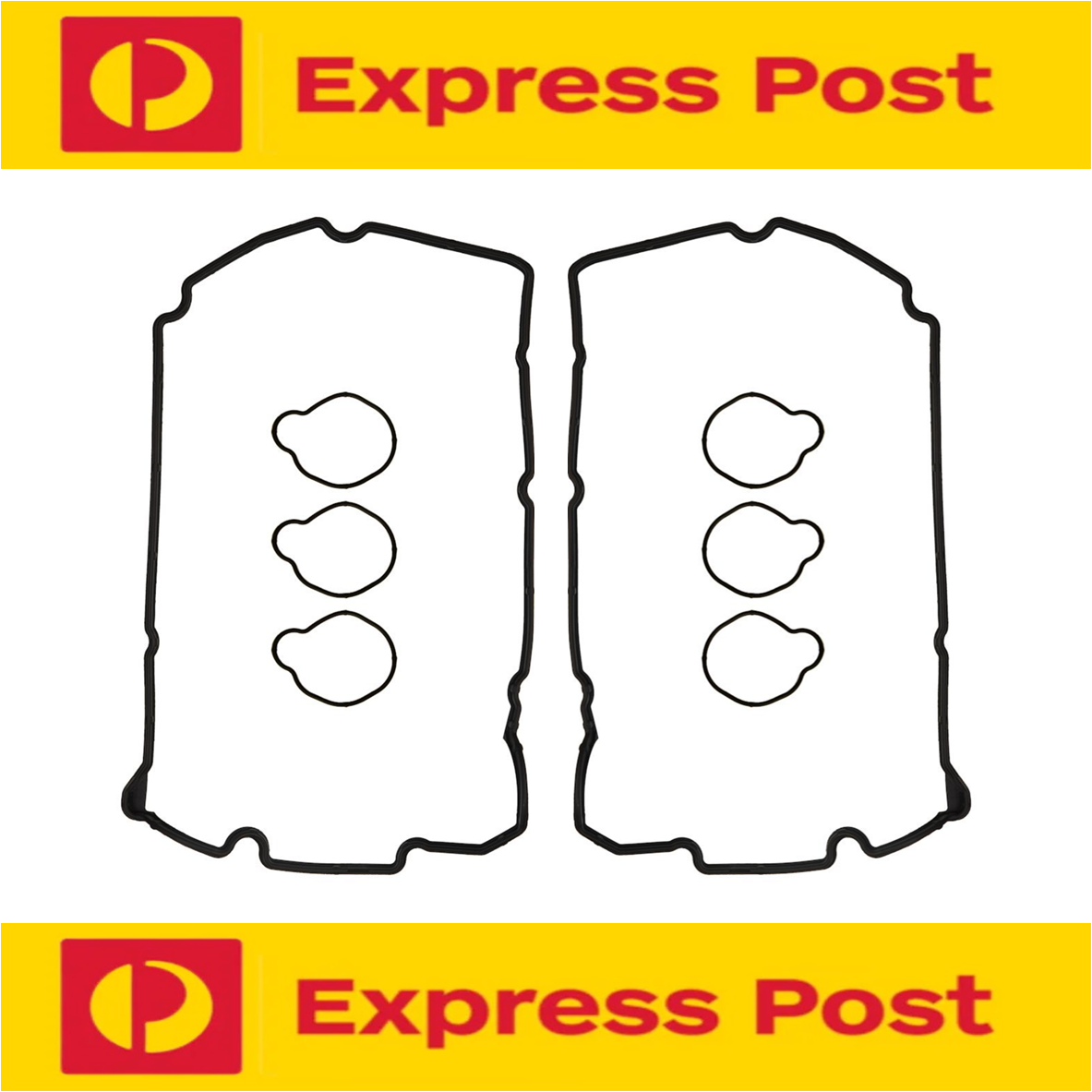LH+RH Rocker Valve Cover Gasket Set for Subaru Outback BP 6cyl EZ30R 3.0L 03~09