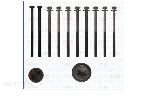 AJUSA Cylinder Head Bolt Set for Jeep Compass MK 2.0L ECN 12-17