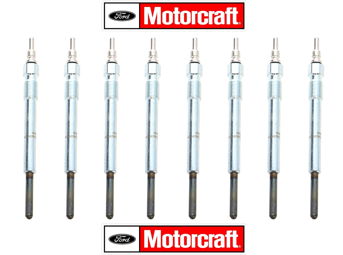 Genuine Motorcraft Ford Glow Plug Set for Ford F250 F350 F450 F550 7.3L 99-06