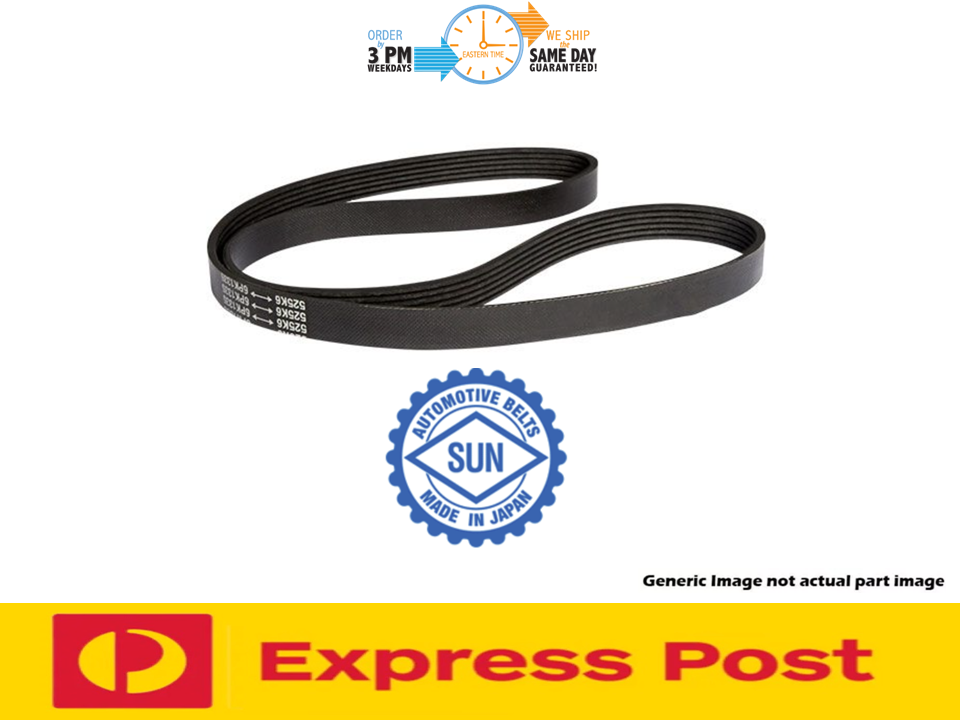 Fan Belt For Nissan Navara D22 3.0L Diesel ZD30 12/01-01/08 3.0