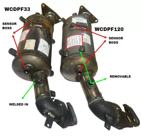 Wesfil DPF Diesel Particulate Filter Subaru Forester SH SJ / Outback BR EE20