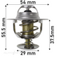DAYCO Thermostat for Hyundai iLoad TQ 2.5L TD D4CB 12-21