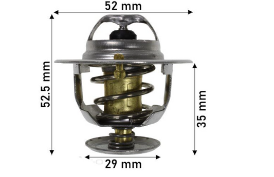DAYCO Thermostat for Ford Ranger PX 3.2L P5AT Diesel 9/11-6/22