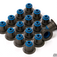 VALVE STEM SEAL x16 FOR Hyundai G4KG G4KD G4KJ G4KE G4KA Mitsubishi 4B11 4B12