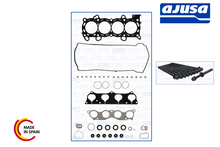 Cylinder Head Gasket Kit with Bolts for Honda CR-V RD7 2.4L K24A1 12/01-1/07
