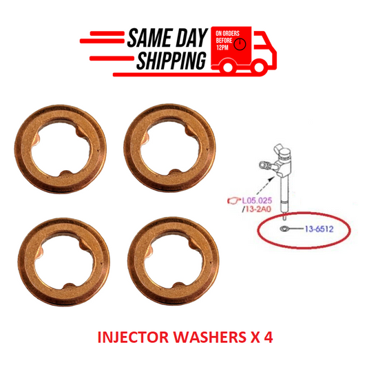 4 x Diesel Copper Injector Washers Fit For Ford PJ / PK Ranger 2.5 3.0 WE0113H51