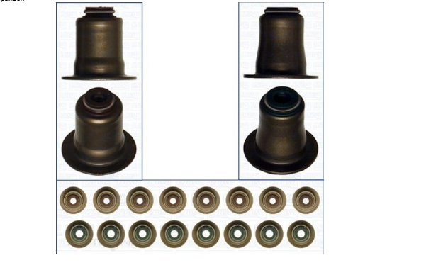 Inlet & Exhaust Valve Stem Oil Seal Set for BMW 328i 2.0L N20B20A 12-15