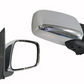 Door Mirror Right Chrome +Led Blinker Electric For Nissan Navara D40 2005-2015